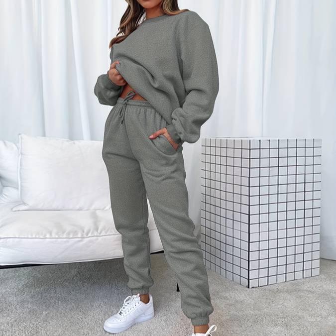 Emma | Damen Zweiteiliges Loungewear- und Jogginghose-Set