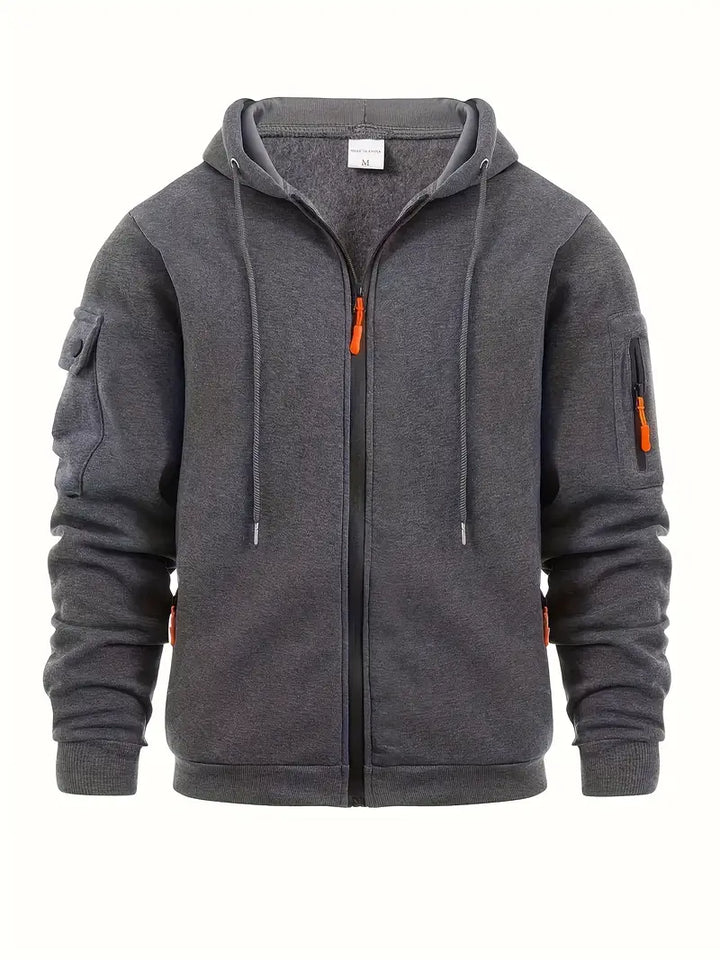 Janosch | Herren Moderner Full-Zip Hoodie mit Taschen