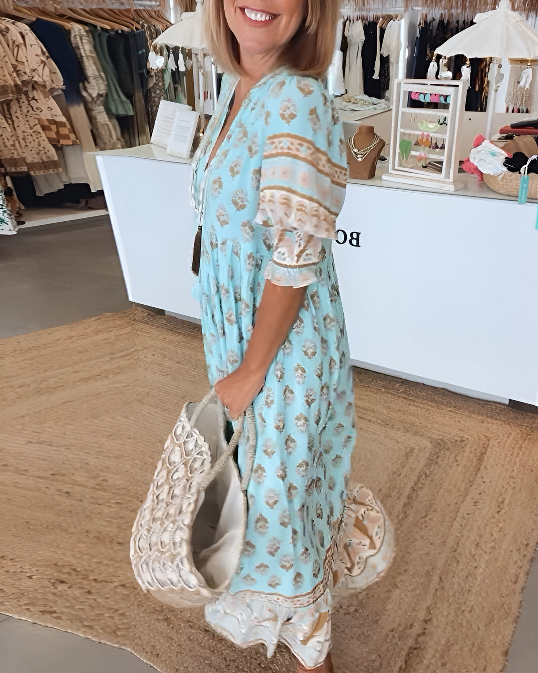 Iselin | Stilfull Casual Midi-Kjole