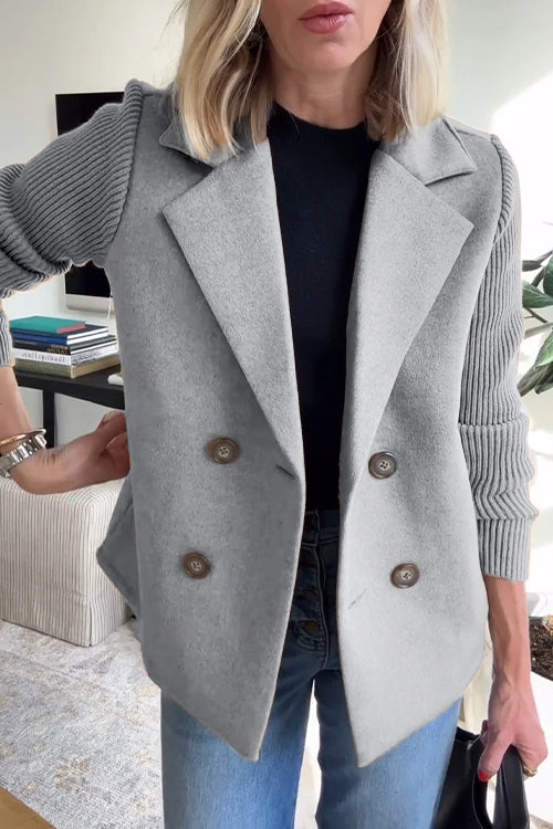 Veronika | Damen Blazer mit langen Ärmeln und Knopfleiste vorne