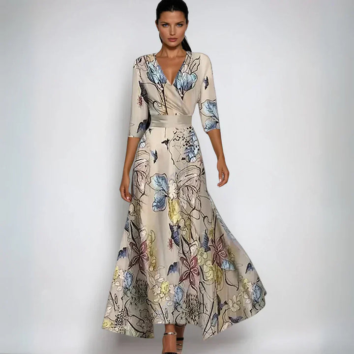 Andrea | Elegant Komfortabel Lang Kjole