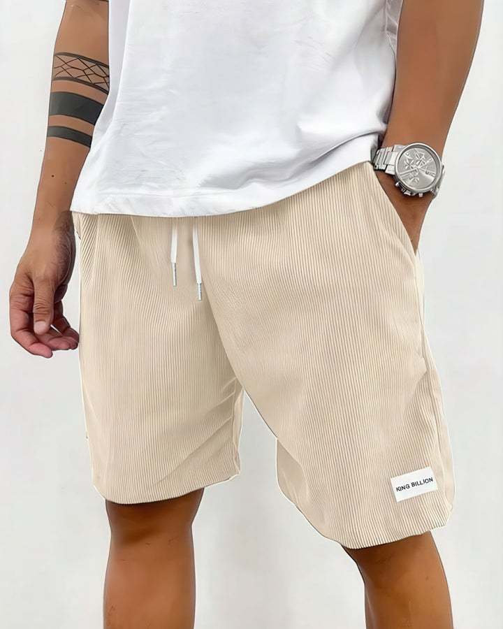 David | Komfortabel Stilren Kordfløyel Shorts