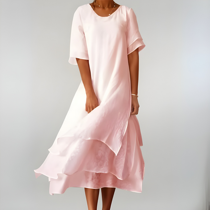 Edith | Elegant Lang Kjole for Kvinner
