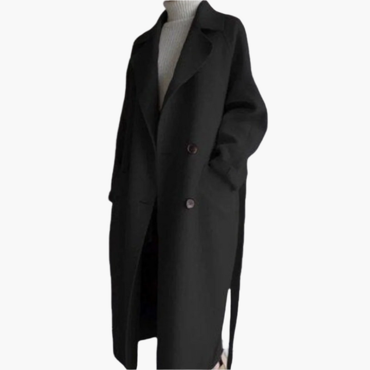 Lara | Damen Winter Wickelmantel im eleganten Design