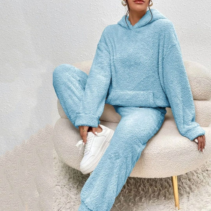 Karin | Damen Frühlings Cozy Kapuzen-Loungewear-Set