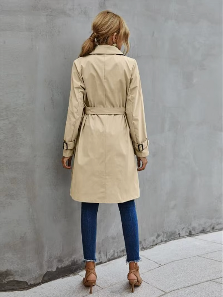 Andrea | Damenmode Doppelreihiger Trenchcoat