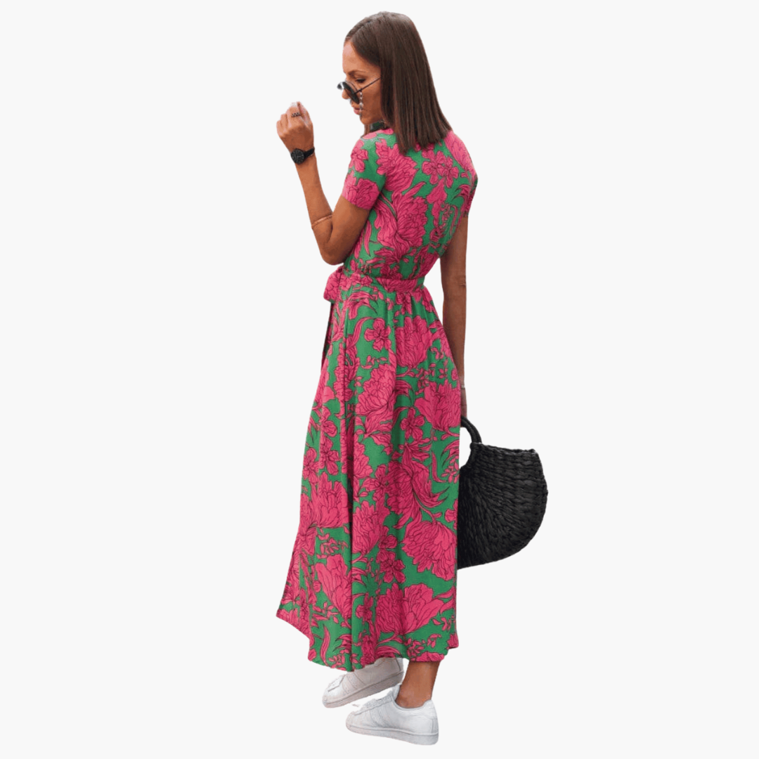 Anette | Elegant Omslagskjole for Sommeren