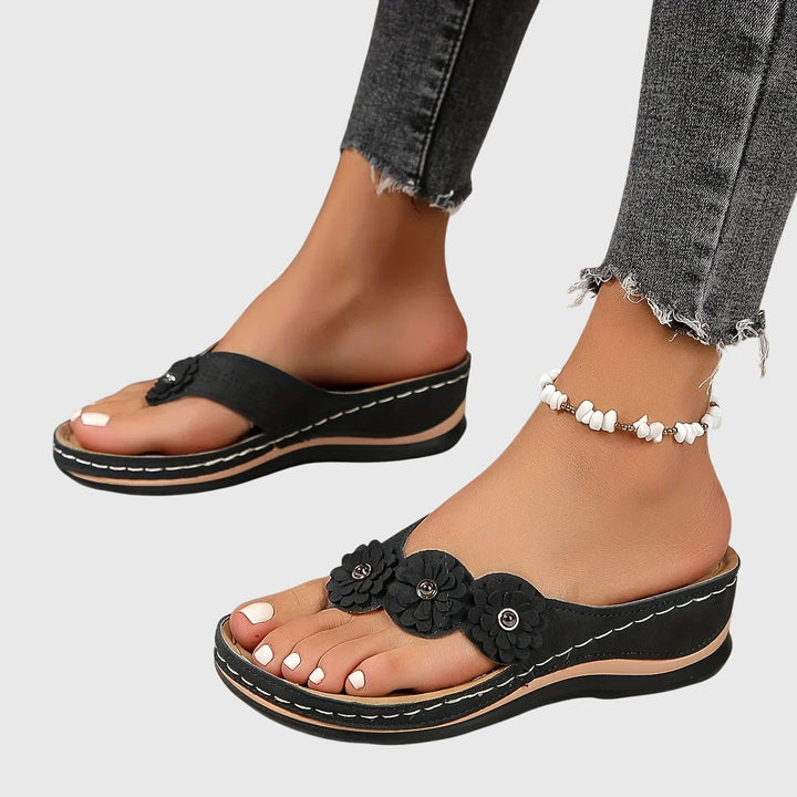 Nicole | Damen Trendige Lässige Slip-On Sandalen