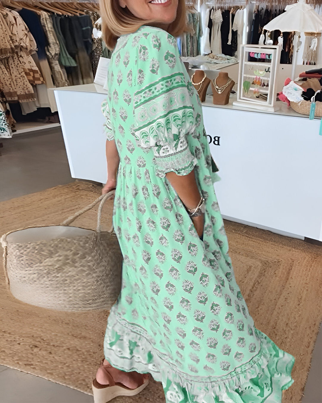 Iselin | Stilfull Casual Midi-Kjole