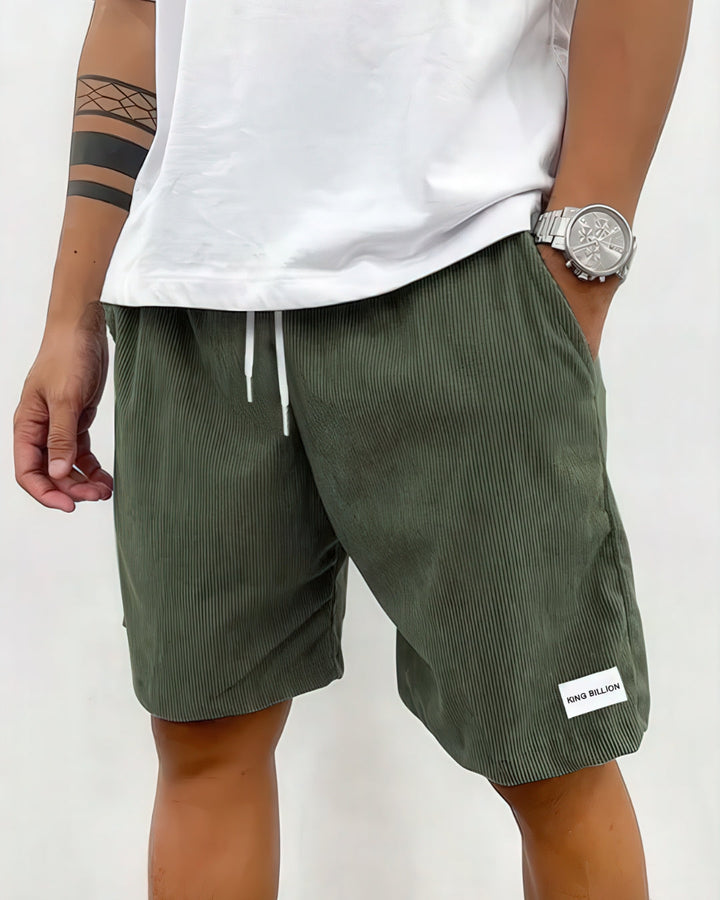 David | Komfortabel Stilren Kordfløyel Shorts