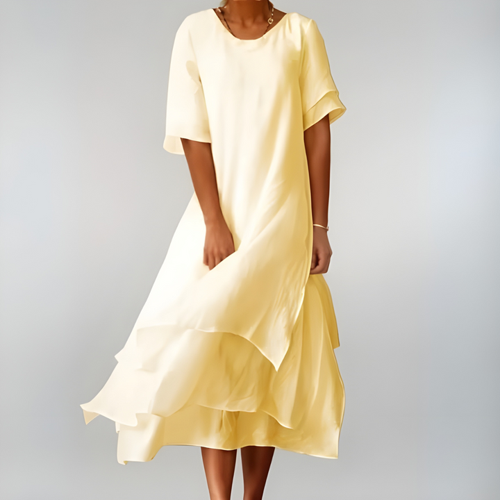 Edith | Elegant Lang Kjole for Kvinner