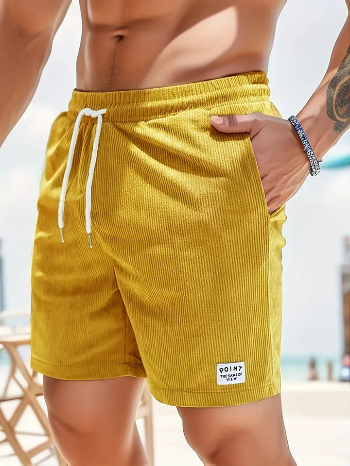 Kim | Komfortable Ribbede Shorts Herre