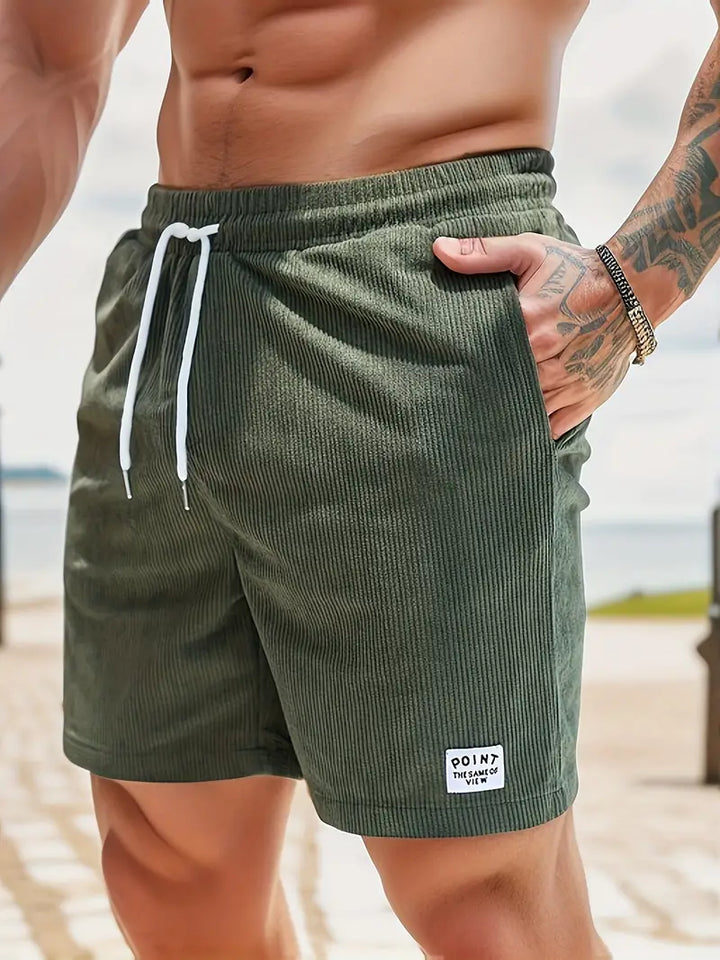 Kim | Komfortable Ribbede Shorts Herre