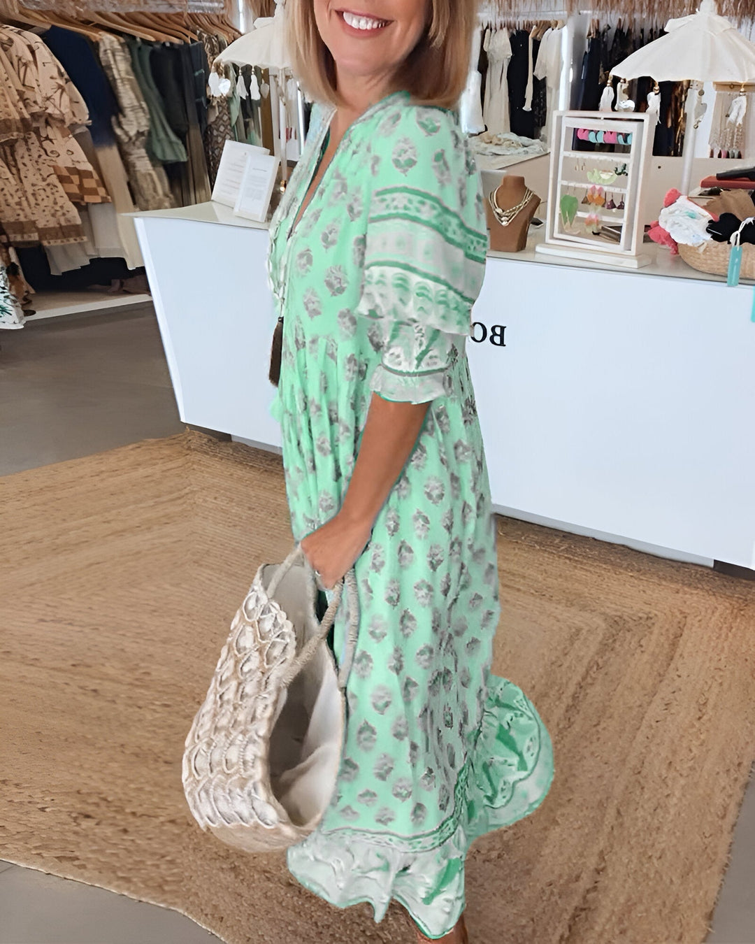 Iselin | Stilfull Casual Midi-Kjole