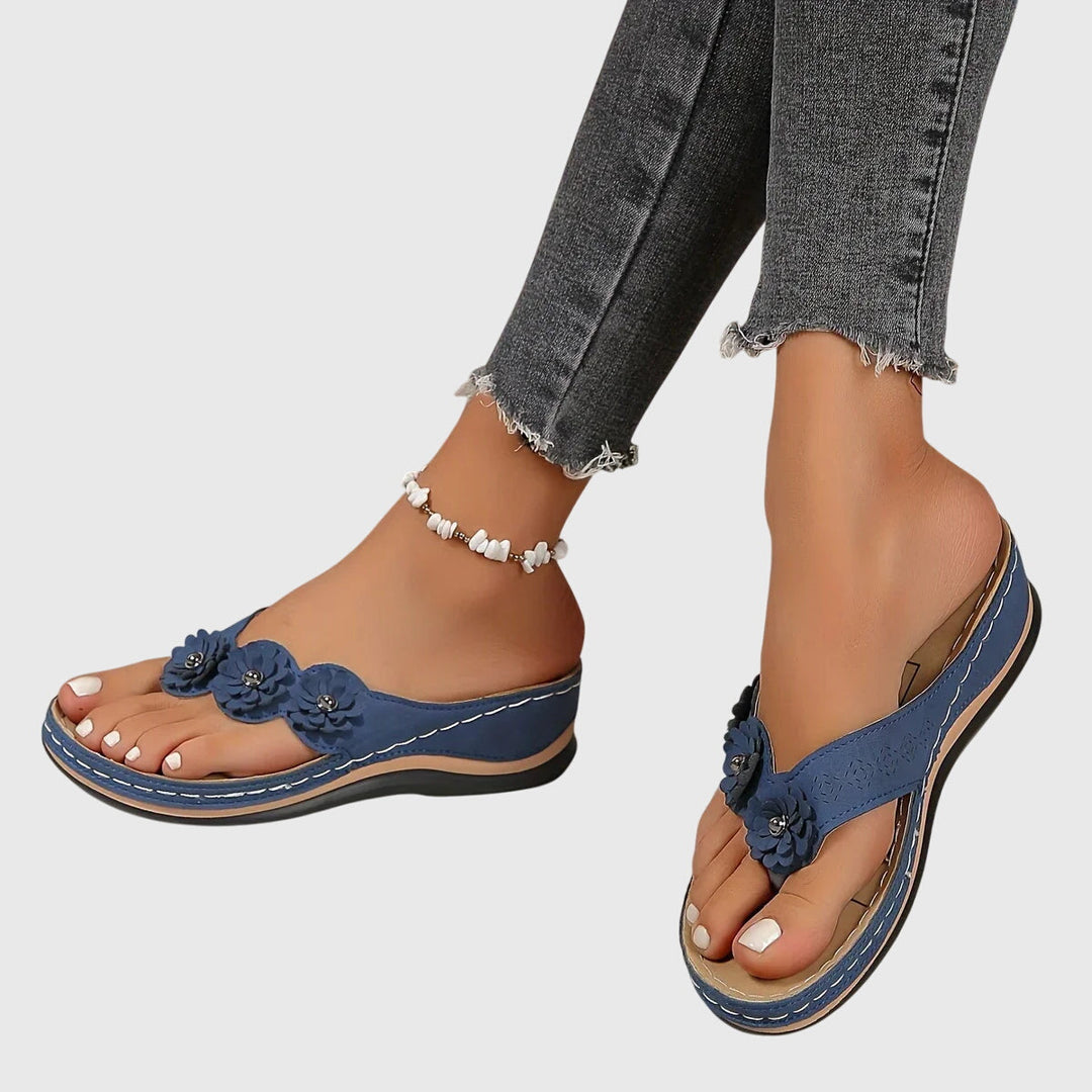 Nicole | Damen Trendige Lässige Slip-On Sandalen