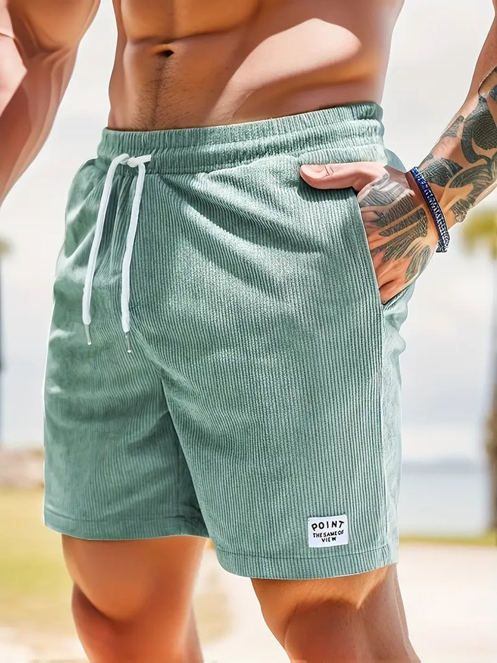 Kim | Komfortable Ribbede Shorts Herre