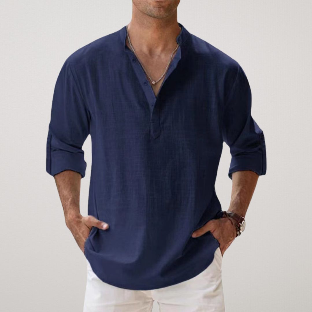 Alexander | Komfortabel Stilfull Casual Skjorte