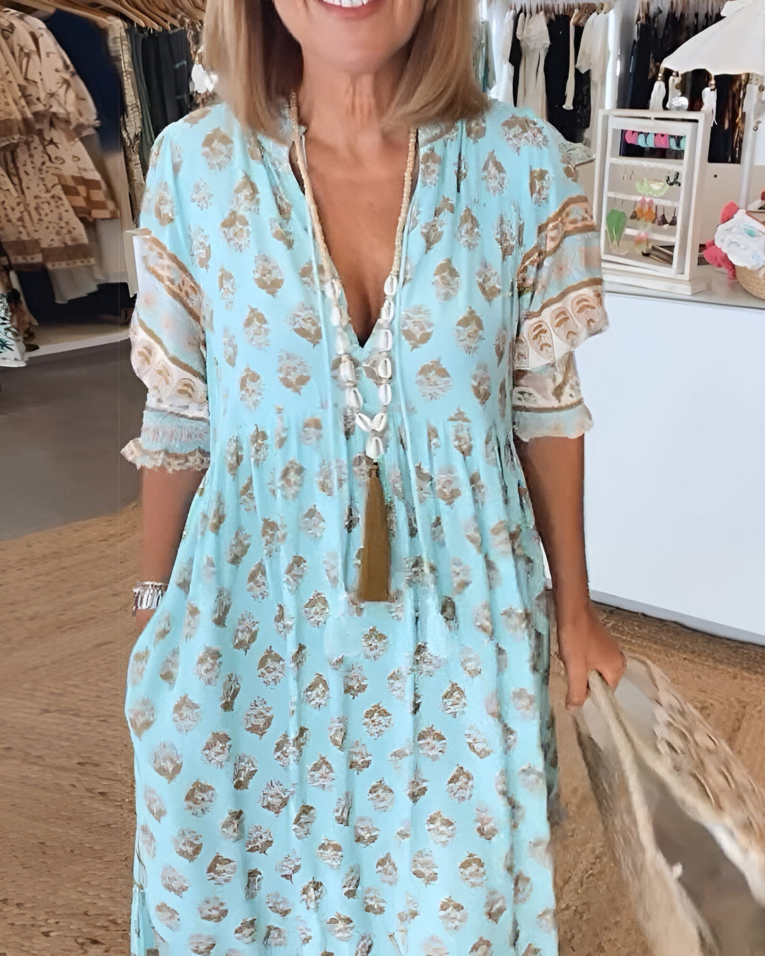 Iselin | Stilfull Casual Midi-Kjole