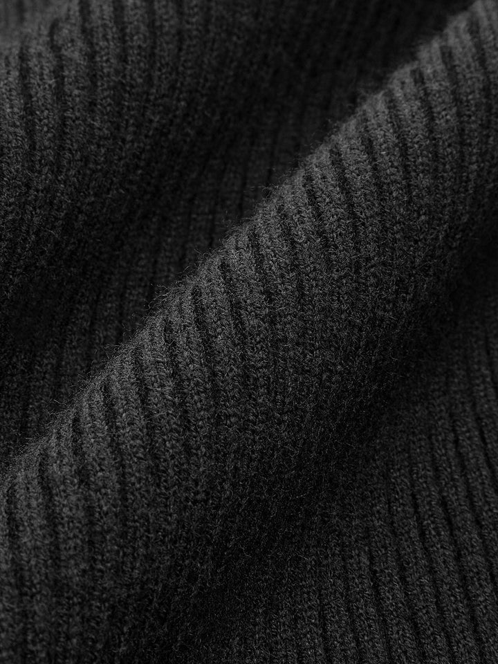 Jennifer | Damen Frühlings Stilvoller Gerippter Rollkragenpullover