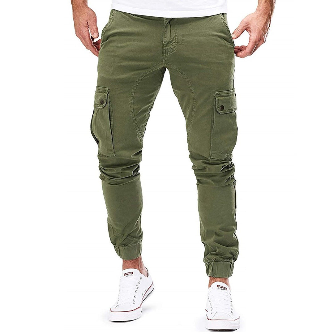 Carl | Avslappede Cargo Joggebukser