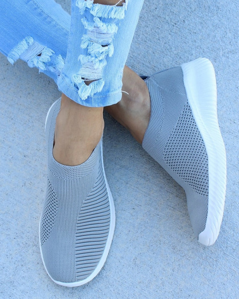 Lena | Damen Slip-On Mesh-Sneaker für Komfort