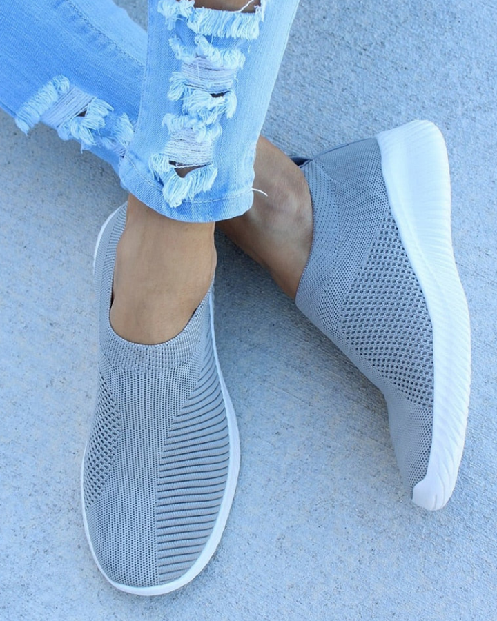 Lena | Damen Slip-On Mesh-Sneaker für Komfort