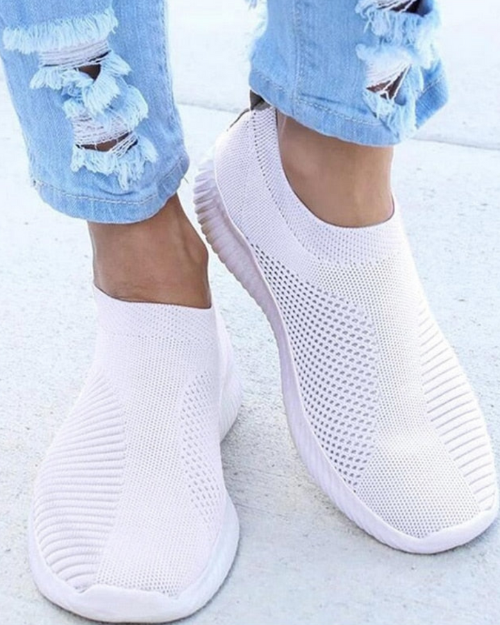 Lena | Damen Slip-On Mesh-Sneaker für Komfort