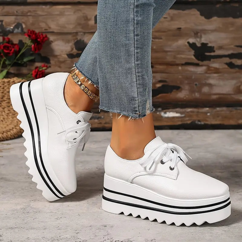 Alma | Stilfulle Dame Plateausneakers