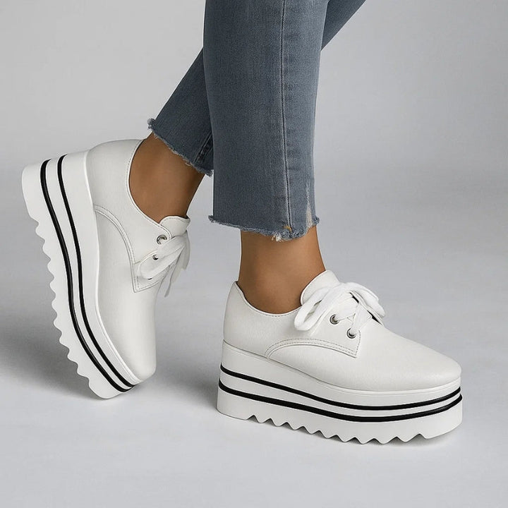 Alma | Stilfulle Dame Plateausneakers