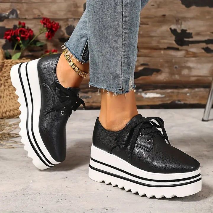 Alma | Stilfulle Dame Plateausneakers