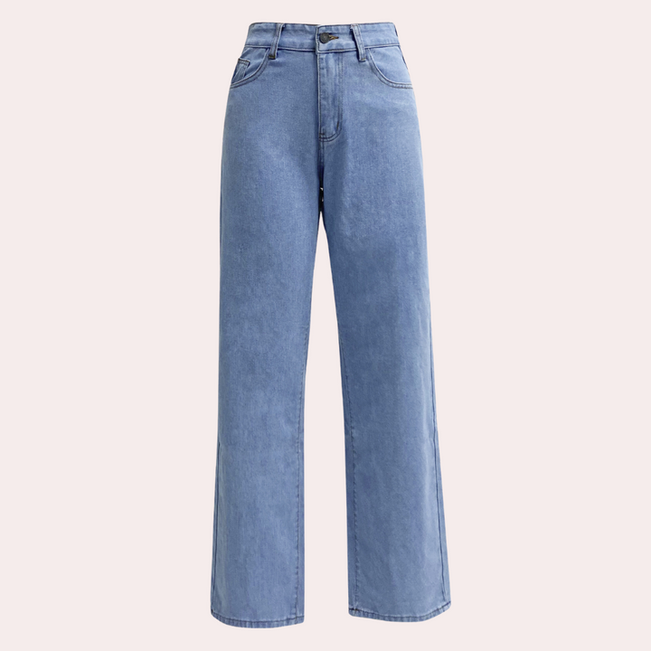 Astrid | Stilfulle Jeans Høy Midje Vid