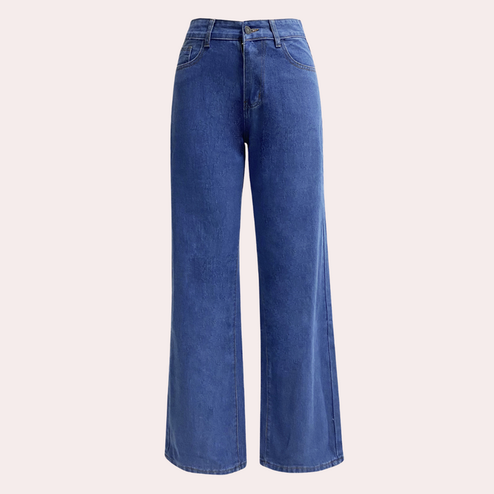 Astrid | Stilfulle Jeans Høy Midje Vid