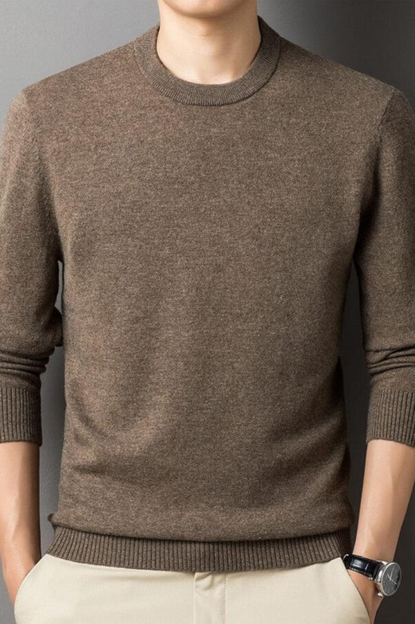 Edgar | Herren Warmer Lässiger Langarm-Pullover