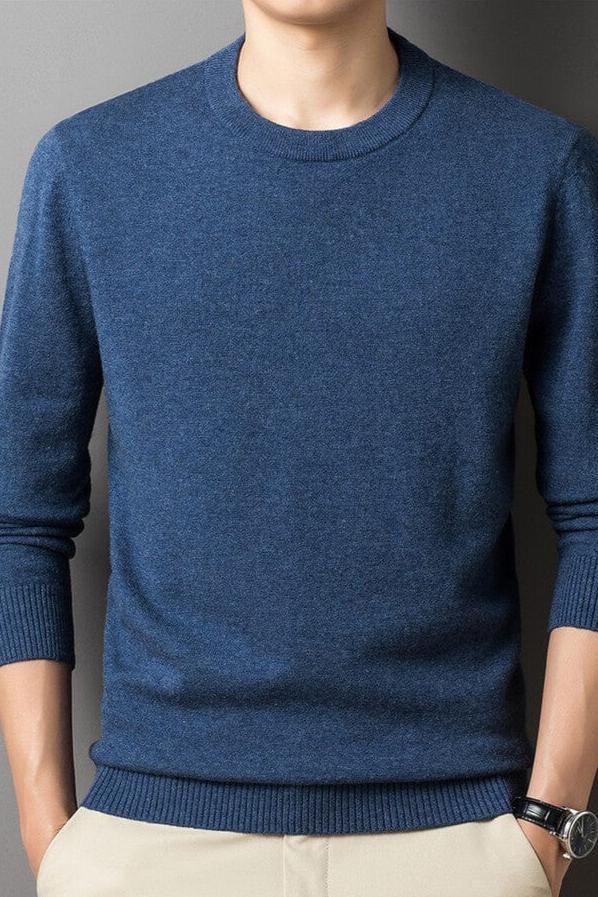 Edgar | Herren Warmer Lässiger Langarm-Pullover