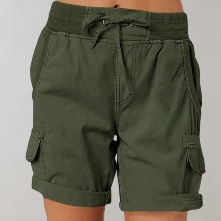 Thea | Behagelige og Avslappede Cargo-shorts