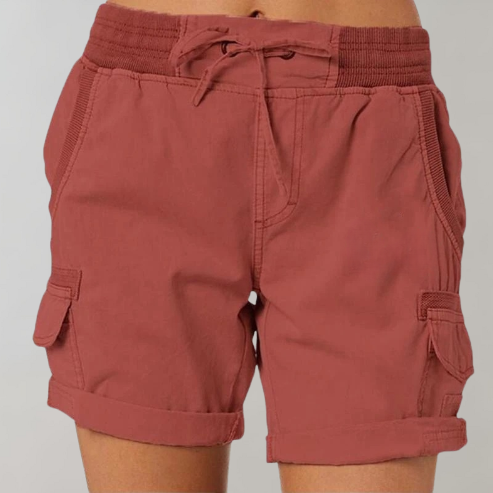 Thea | Behagelige og Avslappede Cargo-shorts