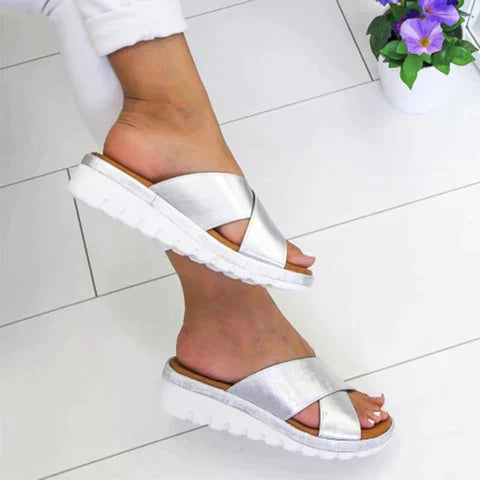 Christa | Damen Sommer Orthopädische Stil Sandalen