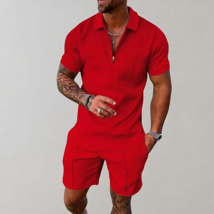 Andreas | Elegant og Komfortabel Polo Sett for Menn