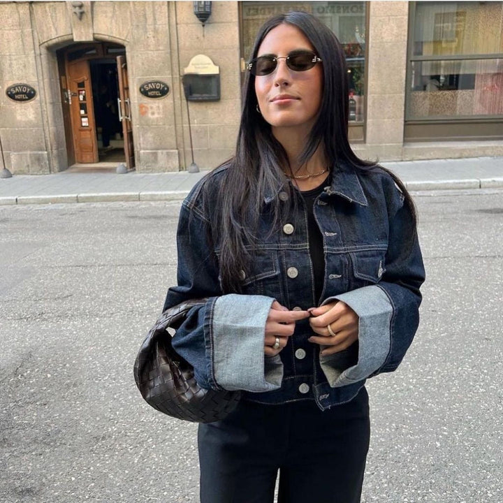 Petra | Damen Frühlings-Set mit Cropped-Jacke und Hose