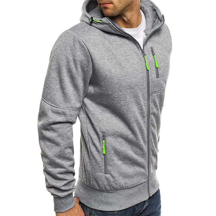 Karl | Lässiger Herren-Hoodie mit Reißverschluss