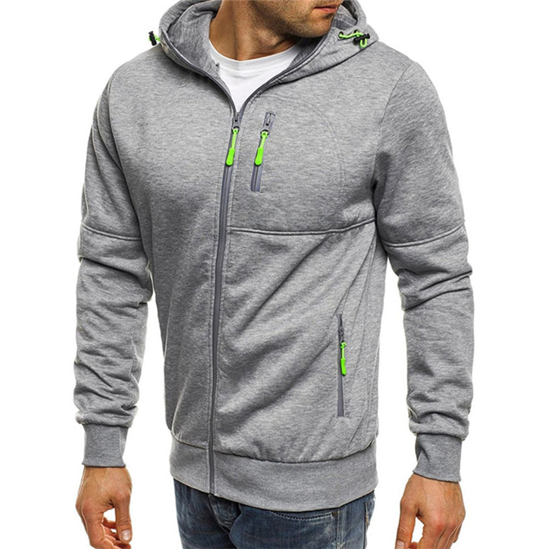 Karl | Lässiger Herren-Hoodie mit Reißverschluss