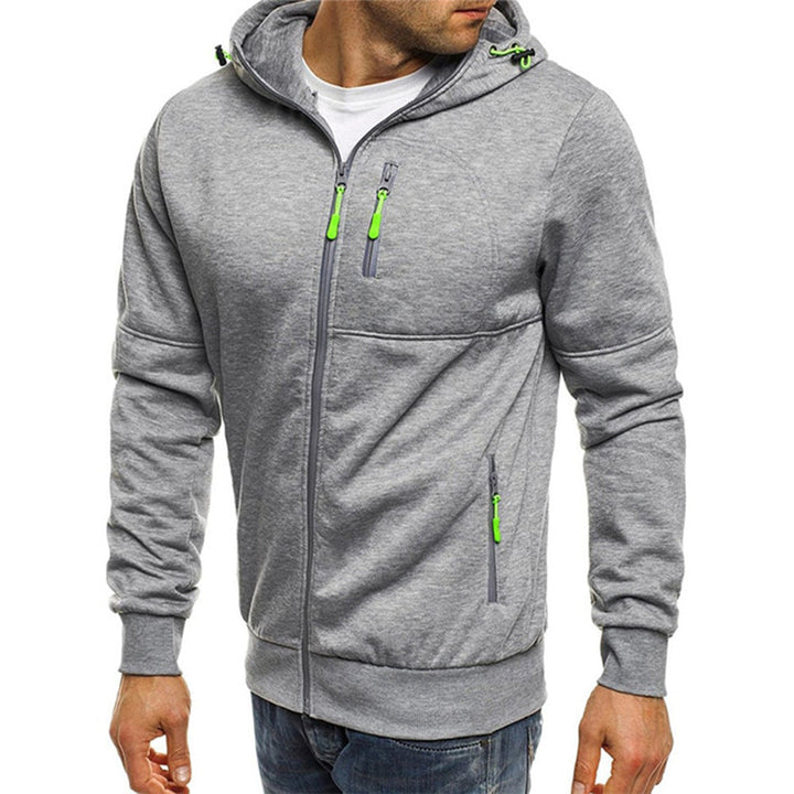 Karl | Lässiger Herren-Hoodie mit Reißverschluss