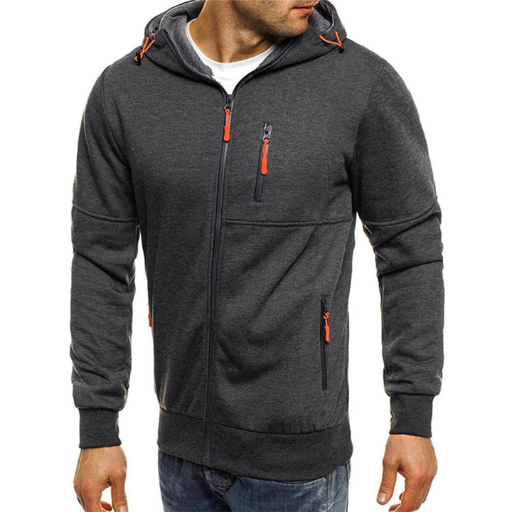 Karl | Lässiger Herren-Hoodie mit Reißverschluss