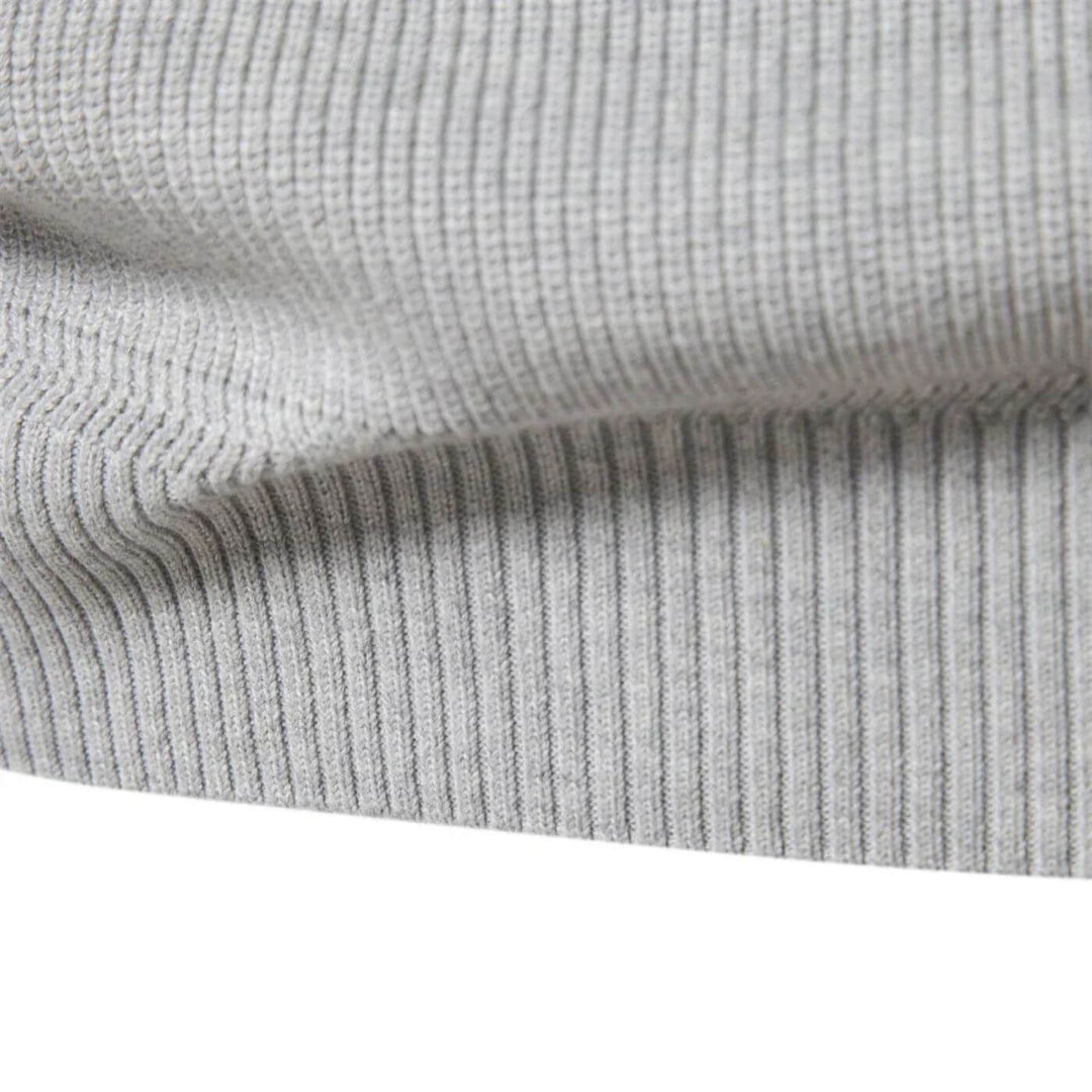 Dominic | Herren Frühling Halbzip Strickpullover