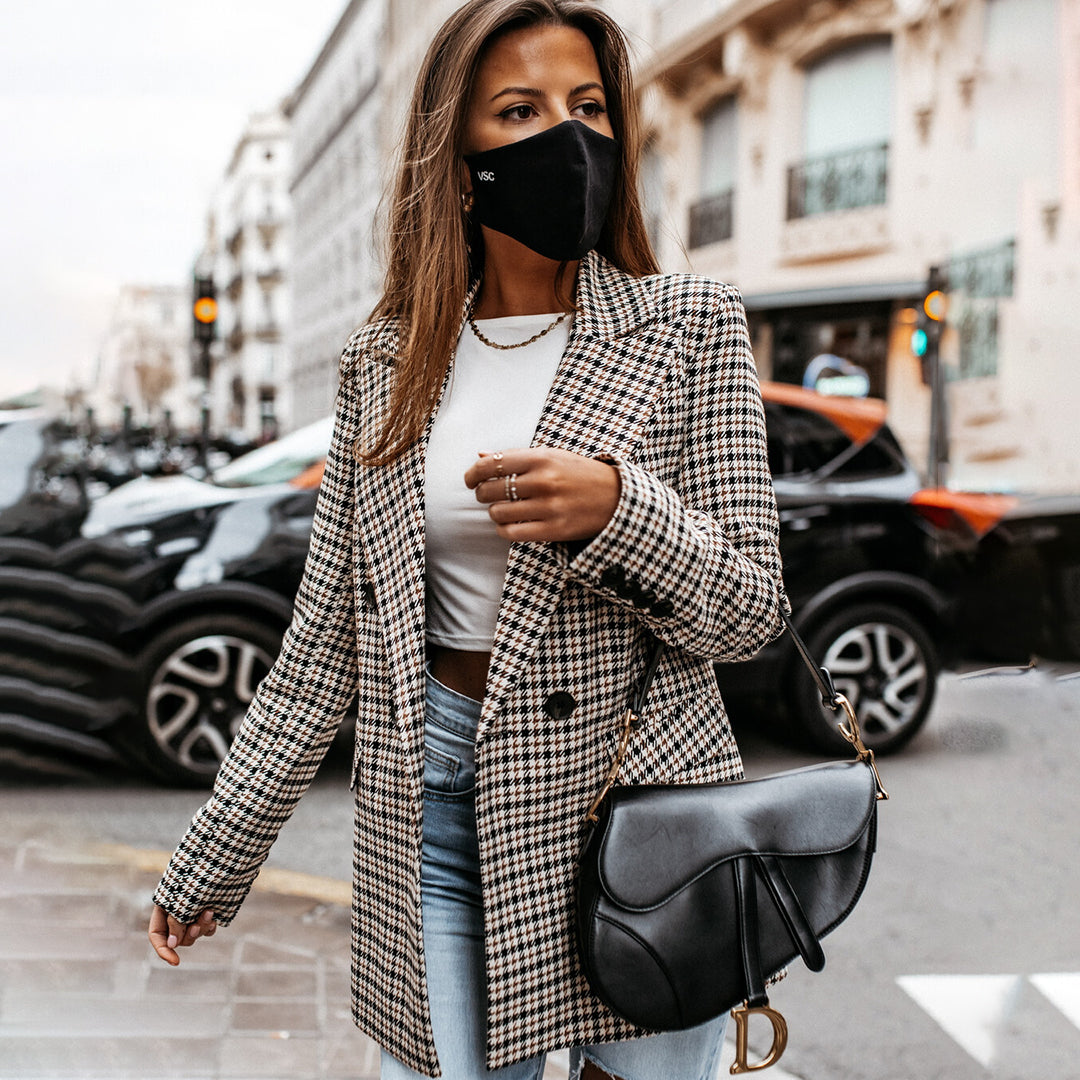 Agnes | Stilfull og Casual Rutete Blazer