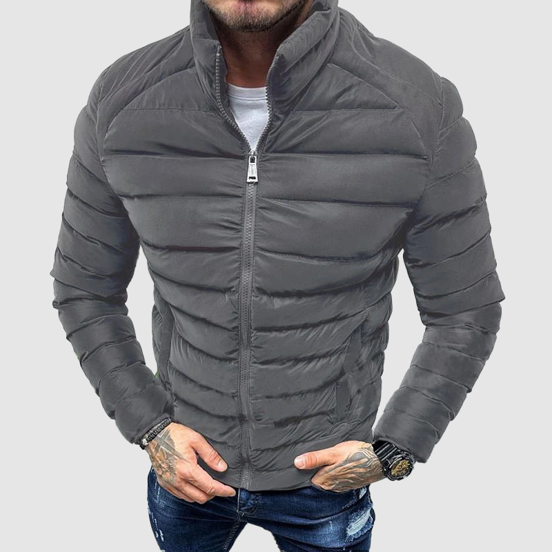 Emil | Herren Modische Steppjacke Slim Fit Winterjacke