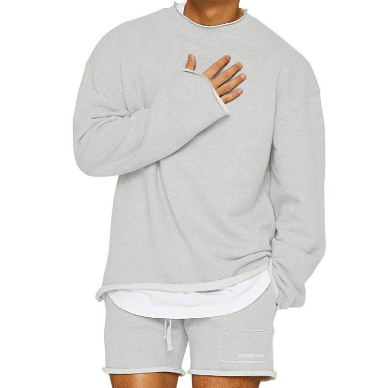 Paul | Herren Locker Geschnittener Pullover Lounge-Sweatshirt