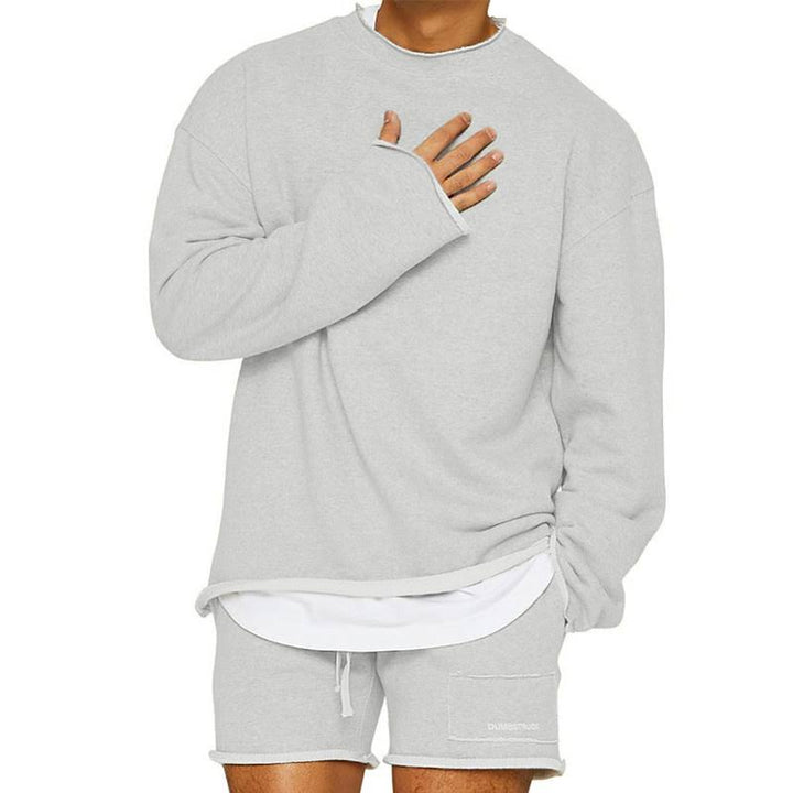 Paul | Herren Locker Geschnittener Pullover Lounge-Sweatshirt
