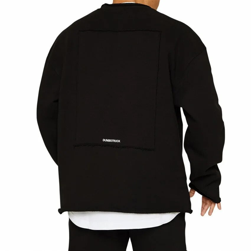 Paul | Herren Locker Geschnittener Pullover Lounge-Sweatshirt