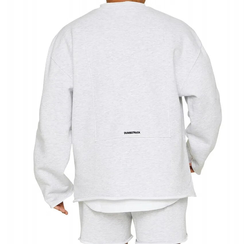 Paul | Herren Locker Geschnittener Pullover Lounge-Sweatshirt